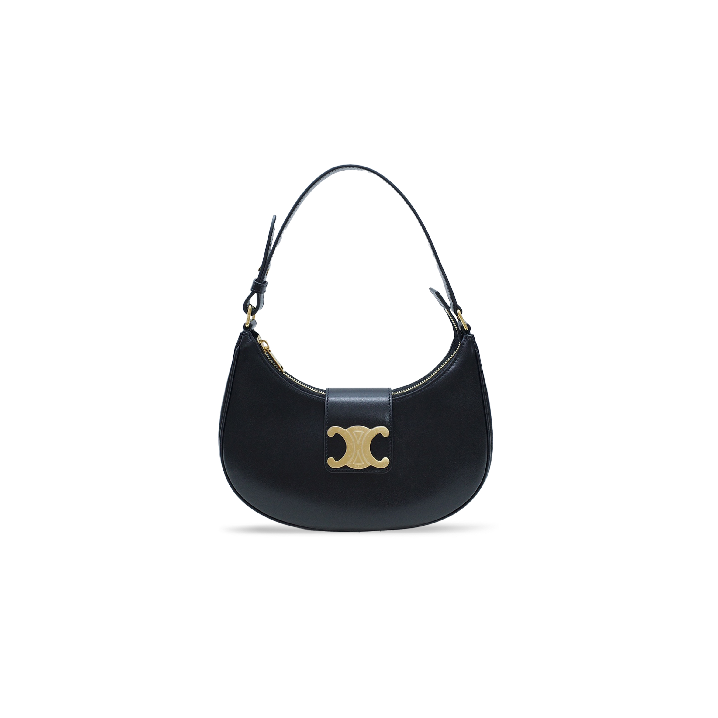 Ce**e medium ava triomphe bag in triomphe cowhide 114492bzj.04lr (23*13.5*6cm)